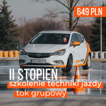 Szkolenie Techniki Jazdy II Stopnia w toku grupowym