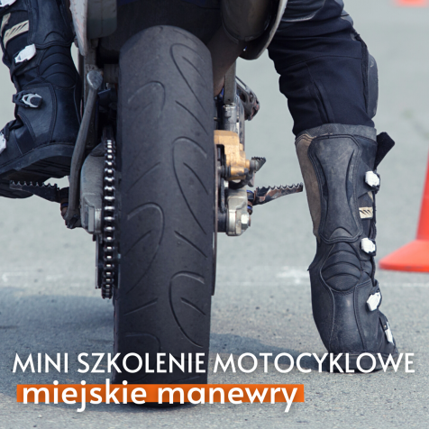 Mini szkolenie motocyklowe: miejskie manewry na torze
