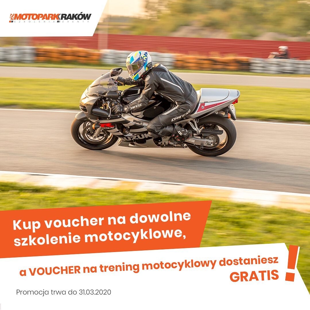 PROMOCJA! Szkolenie motocyklowe + trening GRATIS!